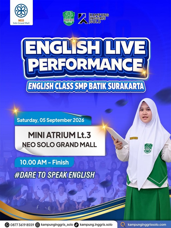 ENGLISH LIVE PERFORMANCE